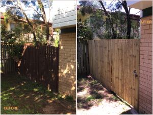 TIMBER FENCE
